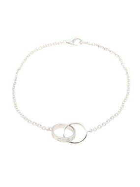 Cartier Baby Love 17 18K White Gold Bracelet